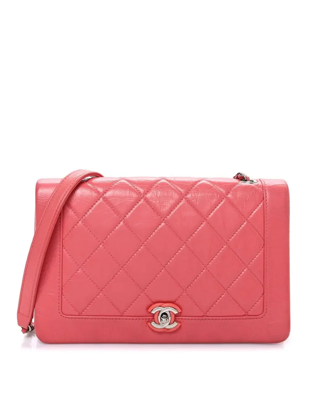 Chanel Crumpled Calfskin Quilted Bi #321598C19B